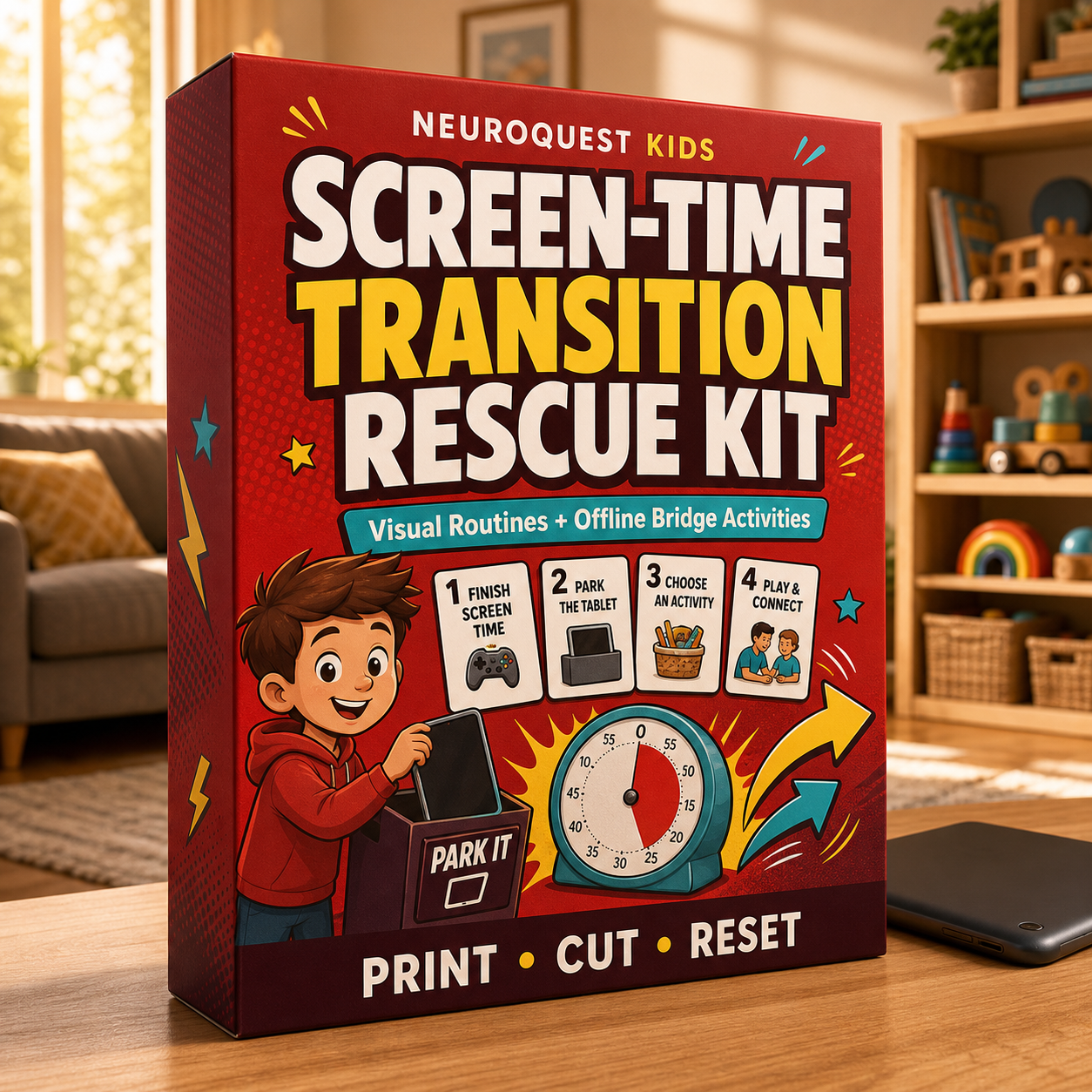 📵 Screen-Time Transition Rescue Kit