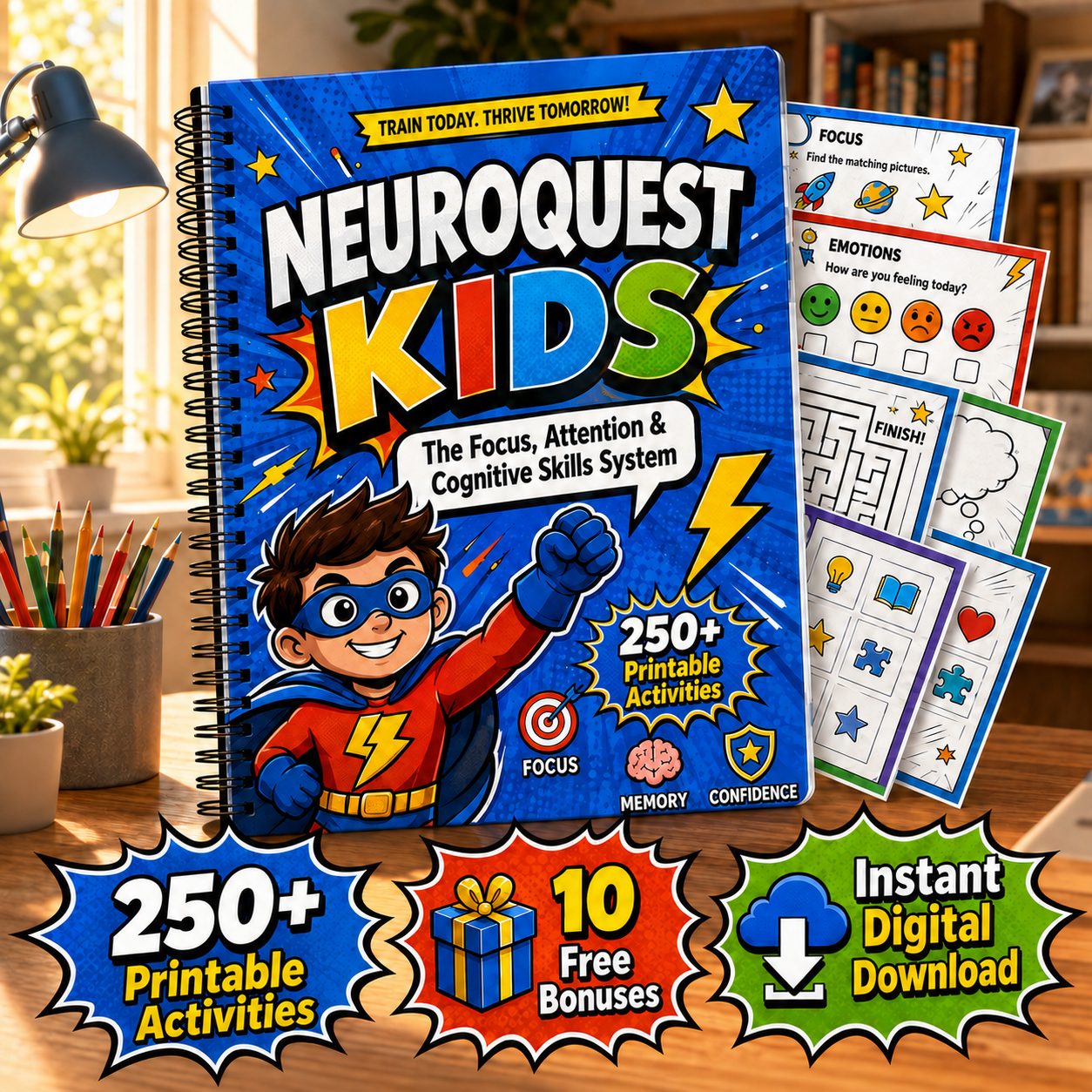 NeuroQuest Kids™ Focus & Life Skills System