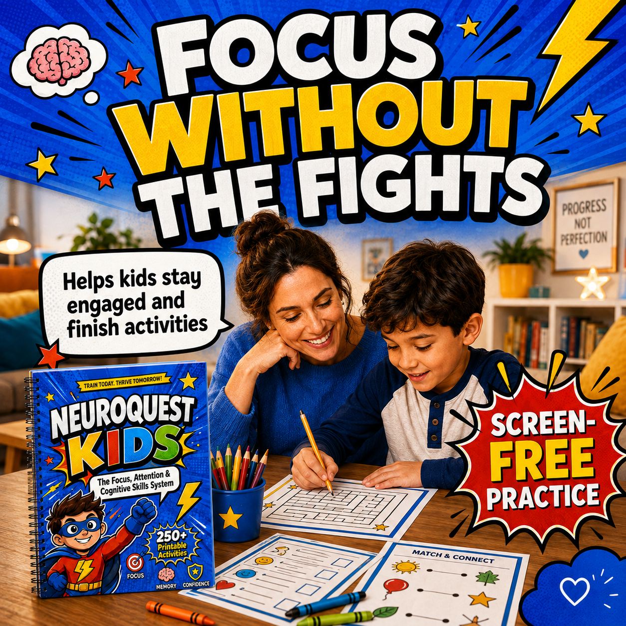 NeuroQuest Kids™ Focus & Life Skills System
