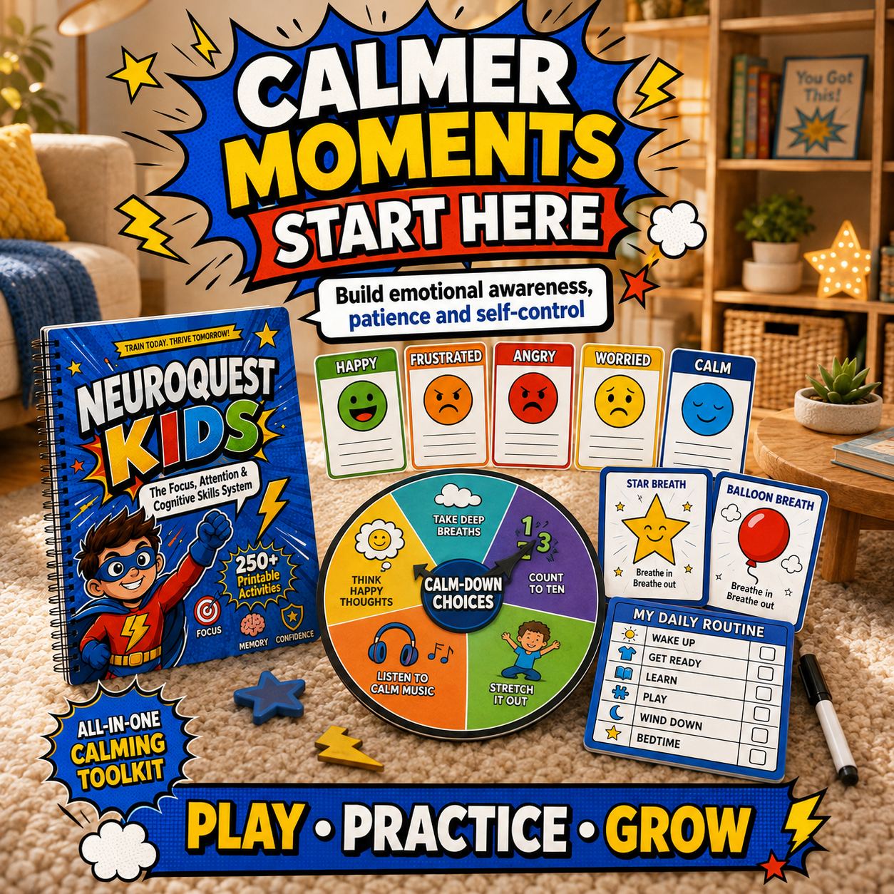 NeuroQuest Kids™ Focus & Life Skills System